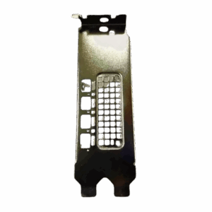 Full Height Bracket für NVIDIA Quadro RTX A2000 Mit diesem präzise gefertigten Full Height PCIe-Bracket rüsten Sie Ihre NVIDIA Quadro RTX A2000 Grafikkarte für den Einsatz in Standard-PC-Gehäusen und Workstations mit voller Slot-Höhe aus. Ideal, wenn das originale Slotblech fehlt, beschädigt wurde oder durch ein Low Profile Bracket ersetzt wurde – dieses Bracket stellt die volle Bauhöhe wieder her und ermöglicht den sicheren und stabilen Einbau der RTX A2000 in Full Height PCIe-Slots. Das Bracket wird inklusive passender Schrauben geliefert und lässt sich schnell und unkompliziert montieren. Die robuste Metallausführung sorgt für einen festen Sitz Ihrer professionellen GPU und gewährleistet eine lange Lebensdauer – perfekt zur Nachrüstung oder als hochwertiges Ersatzteil. Kompatibel mit NVIDIA Quadro RTX A2000 Passend für Standard-/Full-Height-PCIe-Slots in Desktop-PCs, Workstations und Servern Schnelle und sichere Montage – Schrauben im Lieferumfang enthalten Hochwertige Metallausführung für zuverlässigen Halt und dauerhafte Stabilität Ideal zum Umrüsten, Aufrüsten oder als Ersatz für ein fehlendes Bracket Hinweis: Geliefert wird ausschließlich das Full Height Bracket inklusive Schrauben – eine Grafikkarte ist nicht enthalten. 🔧 Kompatibilität NVIDIA Quadro RTX A2000 (PCIe-Variante) Weitere GPUs mit identischem Slotblech-Layout (4x Mini DisplayPort, vertikal)