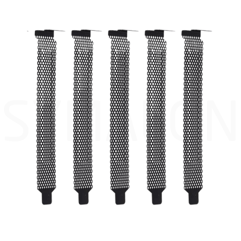 5 Stück PCI Slotblenden Gitter – Belüftung & Staubschutz für PC-Gehäuse