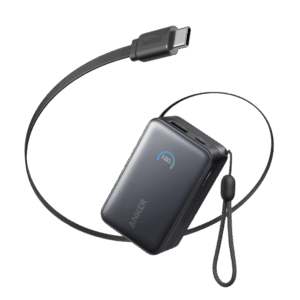 Anker Nano Powerbank 10.000 mAh - 45 W USB-C, Einzugskabel, Smart-Display, CCC-zertifiziert